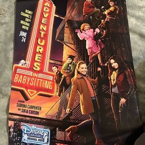 Adventures in Baby Sitting movie poster 11 x 17 dis ney Sabrina Carpenter
